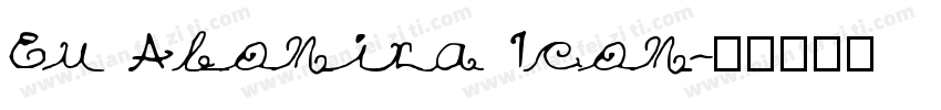 Eu Alonira Icon字体转换
